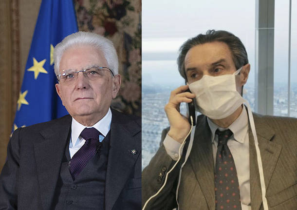 attilio fontana sergio mattarella