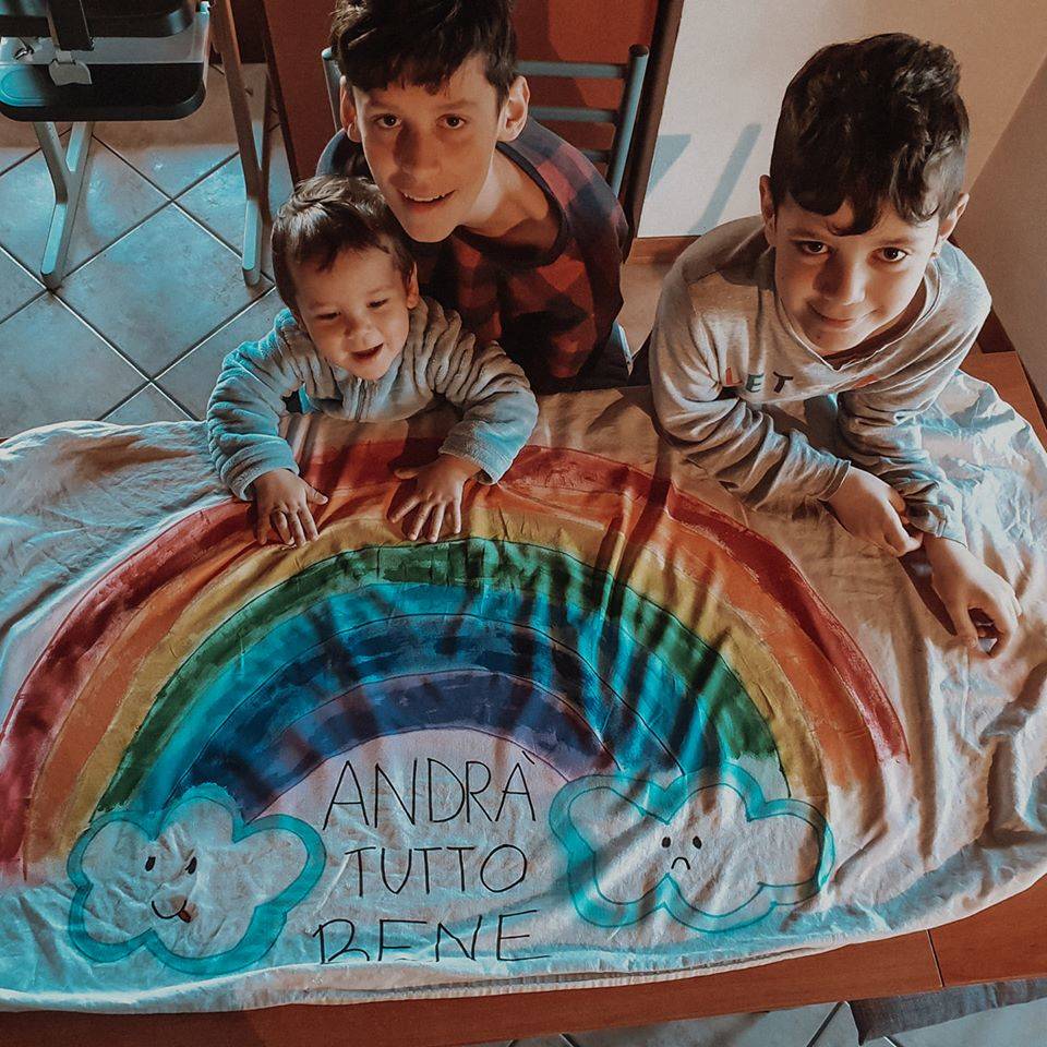 balconi disegni andrà tutto bene