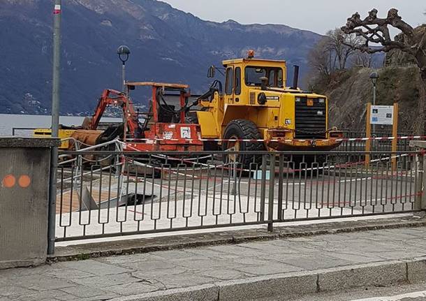 Partiti i lavori sul lungolago