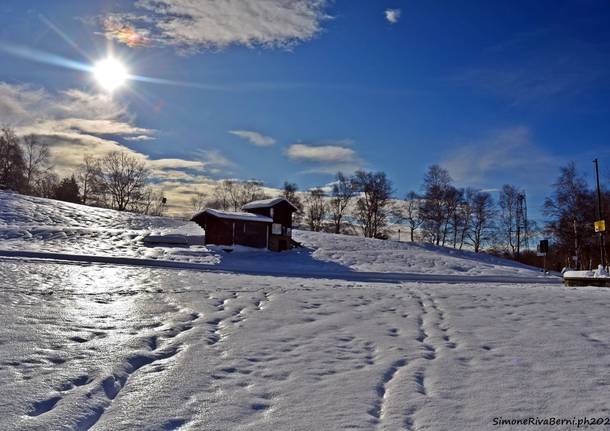 Forcora, le foto della nevicata di marzo