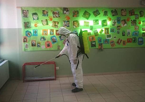Castiglione Olona - Disinfezione scuole