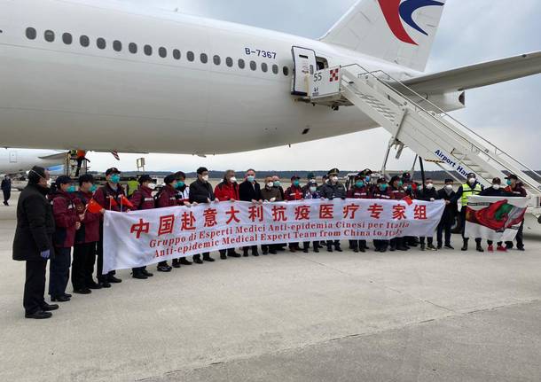 China Eastern Airlines atterra a Malpensa con gli aiuti contro il coronavirus