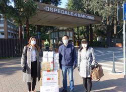 Comunità cinese, mascherine e materiale medico in dono all'ospedale di Saronno