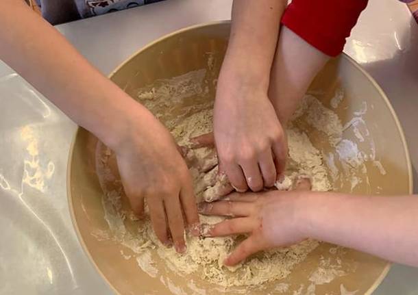 focaccia di cuoco Giorgio per bambini