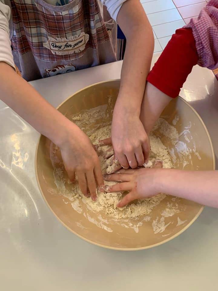 focaccia di cuoco Giorgio per bambini