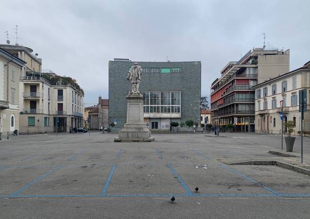 Gallarate vuota per coronavirus