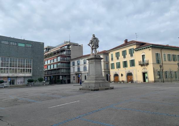 Gallarate vuota per coronavirus