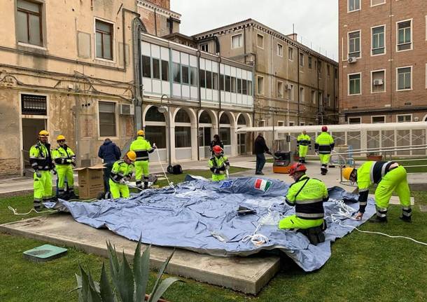 protezione civile tenda da campo