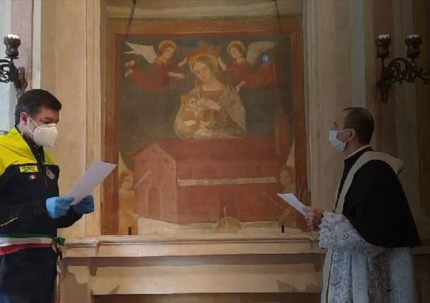 Gorla maggiore consacrato alla Madonna contro il coronavirus