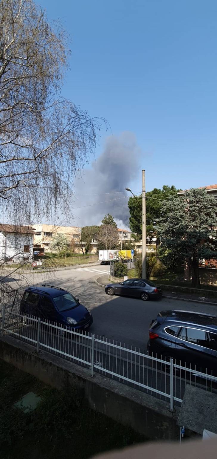 Incendio a Gallarate