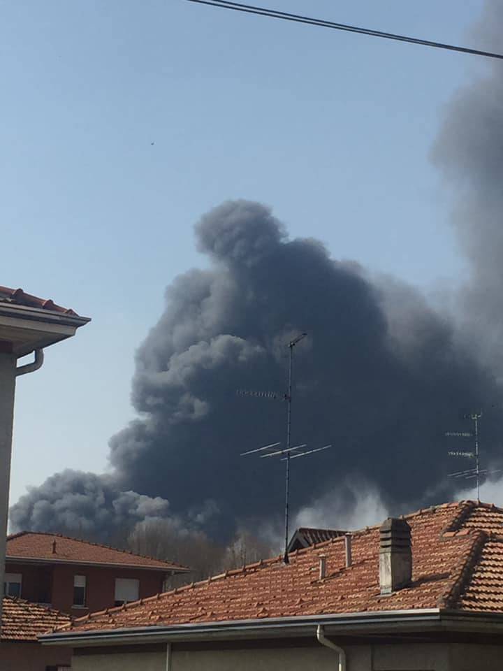 Incendio gallarate