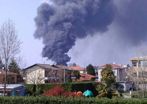 Incendio gallarate