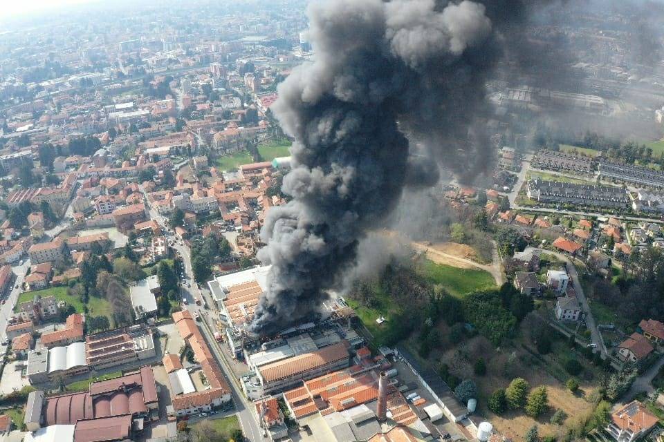 Incendio Gallarate