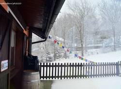 La neve in forcora - foto simone riva berni