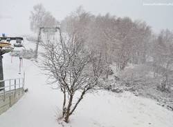 La neve in forcora - foto simone riva berni