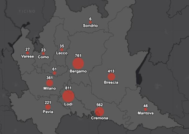 mappe coronavirus