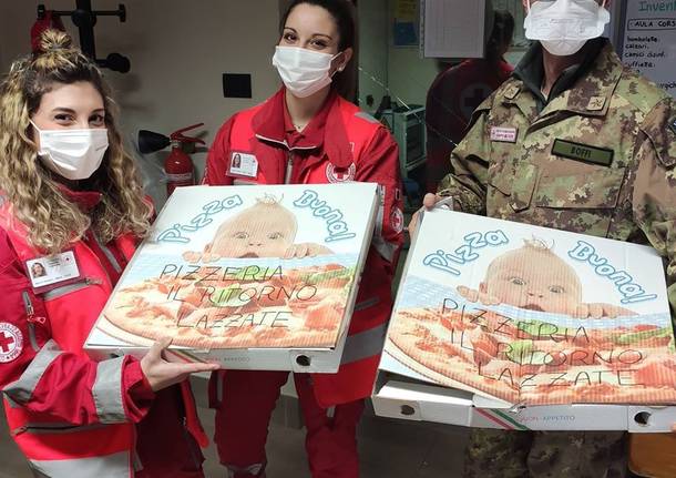 Pizza famiglia in offerta per la Croce Rossa di Lentate