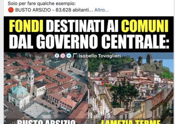 post tovaglieri lamezia terme busto arsizio