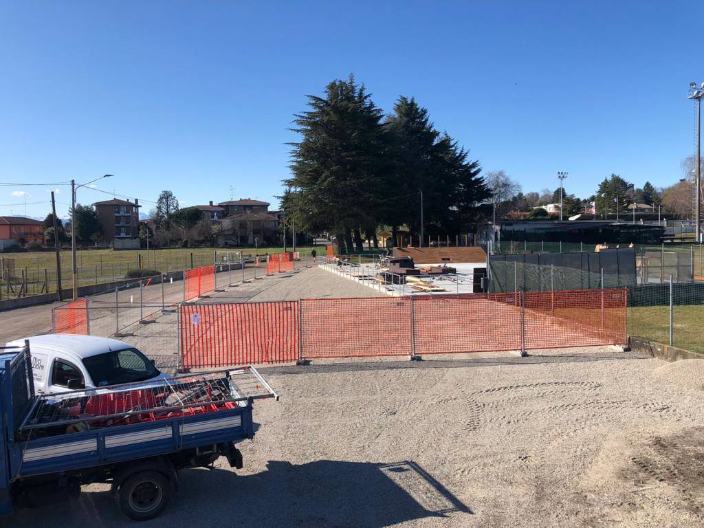 Skate Park Somma Lombardo cantiere