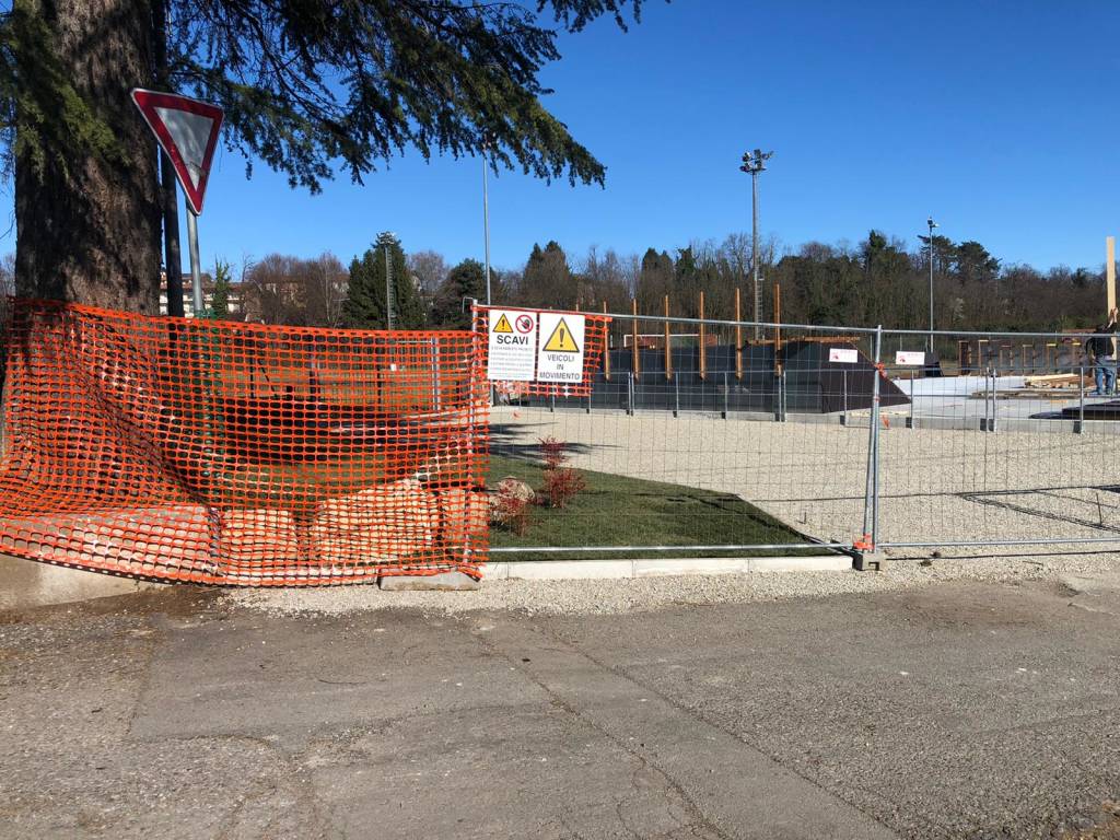 Skate Park Somma Lombardo cantiere