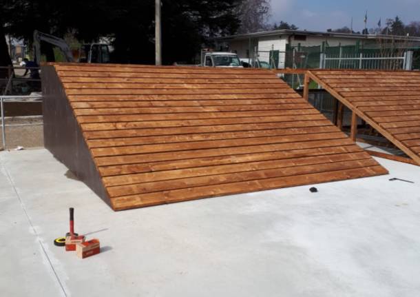 Skate Park Somma Lombardo cantiere