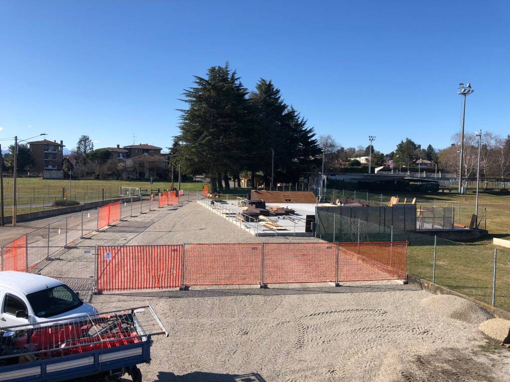 Skate Park Somma Lombardo cantiere