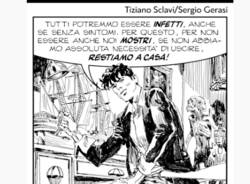 Tiziano Scalvi e Dylan Dog contro il Coronavirus 