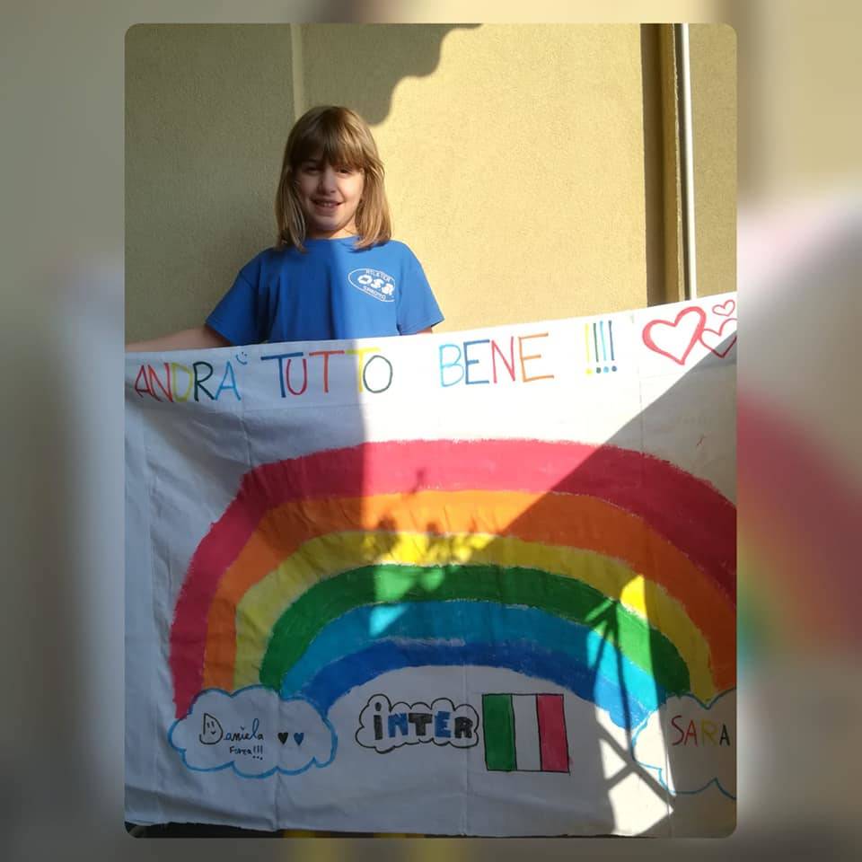 Un messaggio di speranza anche dai piccoli atleti di Osa Saronno