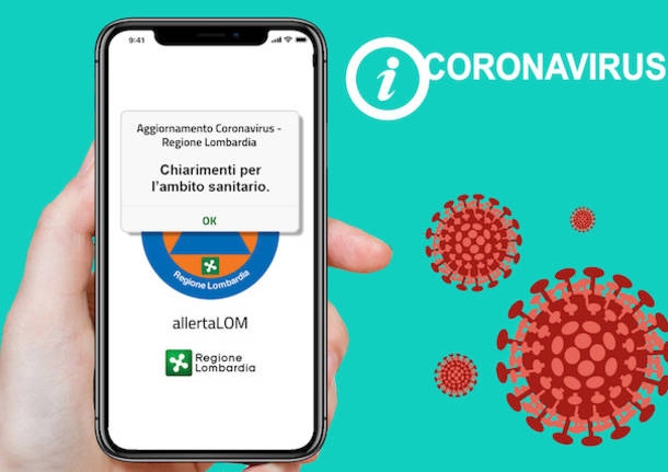 Coronavirus, app lombardia