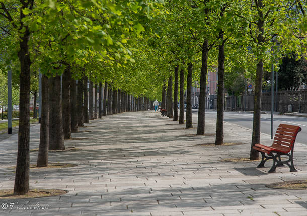 Coronavirus, Città deserte (foto di Franco Aresi)