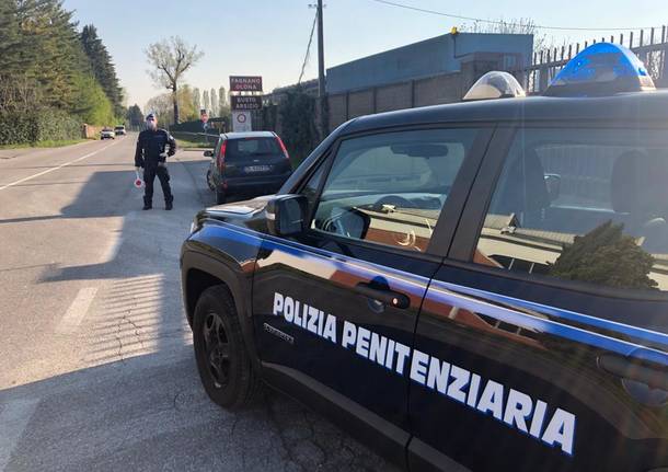 I controlli sulle strade della Polizia Penitenziaria