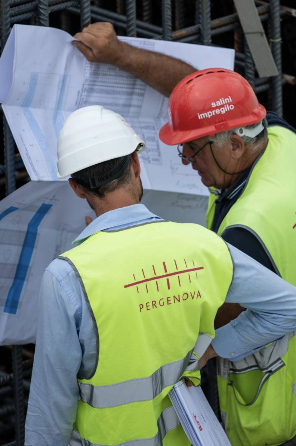 La costruzione del nuovo ponte di Genova