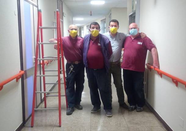 lavori al padiglione medicina