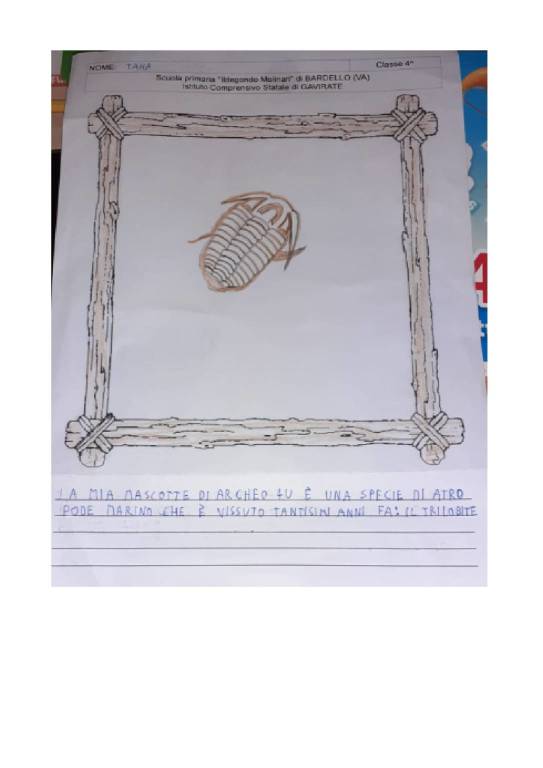 Mascotte Archeo 4^elementare Bardello