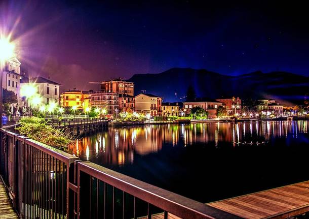 Porto Ceresio di notte - foto di Elena Impe