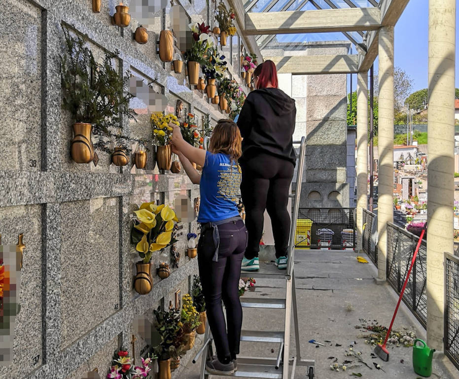 pulizia cimitero albizzate