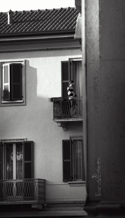 Saronno, immagini della città in quarantena (foto di Emanuele Santagostino)