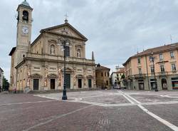 Saronno, strade vuote e piazze deserte