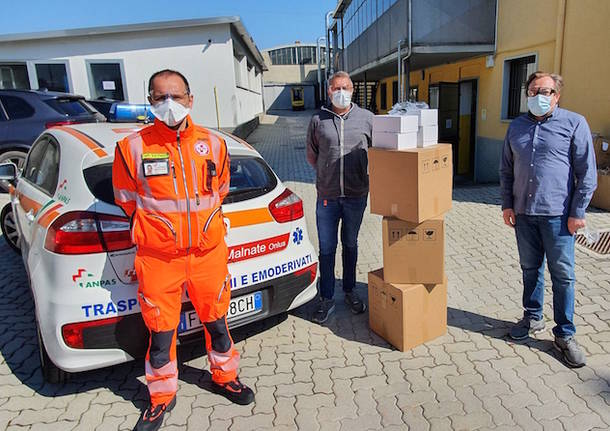 sos malnate mirage spa donazione occhiali coronavirus