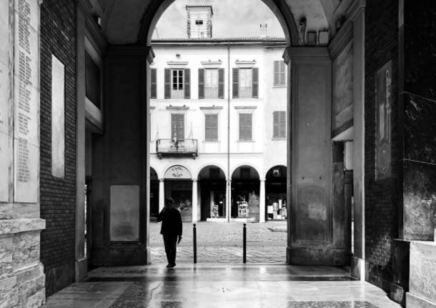 Varese, la città vuota durante la quarantena 