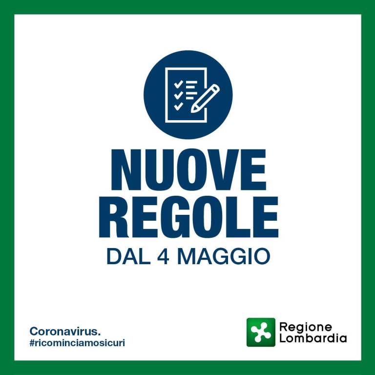 Le regole della Fase 2 in Lombardia