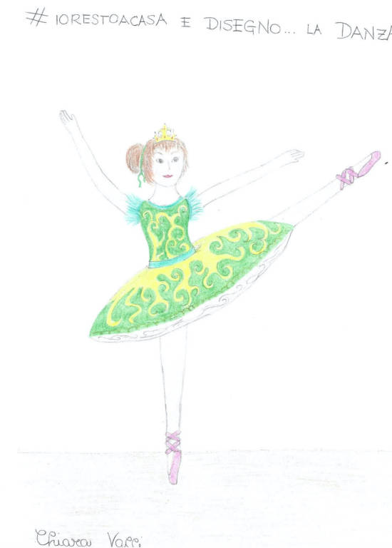 #IoRestoACasa... e disegno la danza