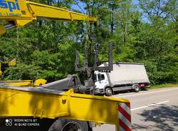 La Protezione Civile di Gorla Maggiore rimette in strada un camion