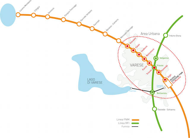 Il progetto TramTreno di Varese