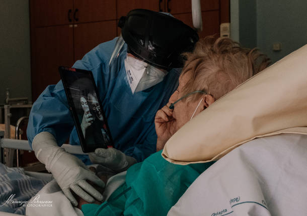 Cuasso al Monte - Reportage dal reparto Covid - foto di Maurizio Borserini