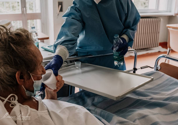 Cuasso al Monte - Reportage dal reparto Covid - foto di Maurizio Borserini