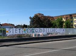 Focris, vandalizzato lo striscione