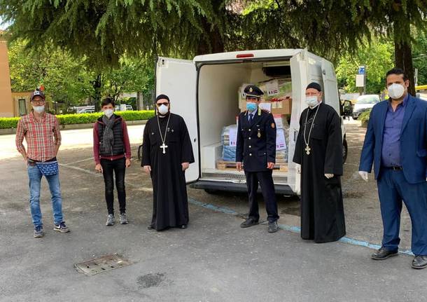 La Diocesi della Chiesa Copta Ortodossa di Milano dona alimenti per la Casa di Marta