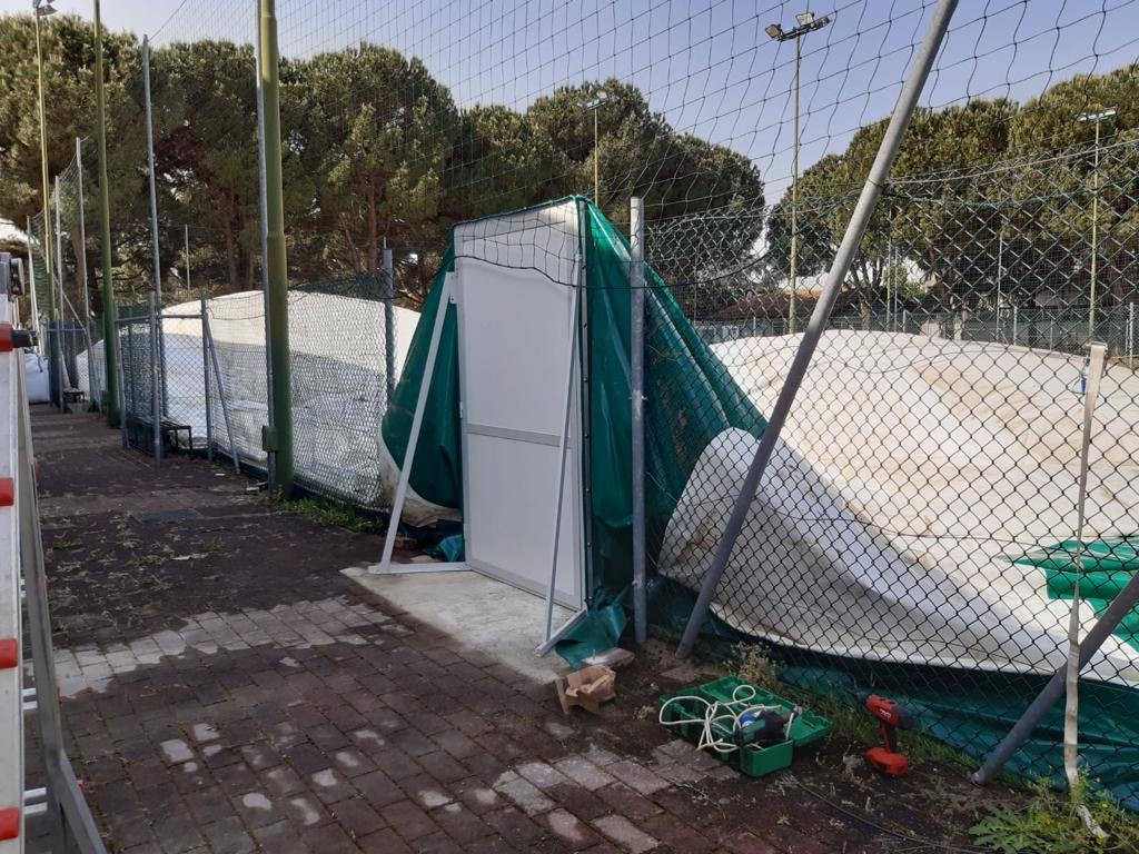 Limbiate, lavori in corso per il rinnovo del centro sportivo di via Tolstoj