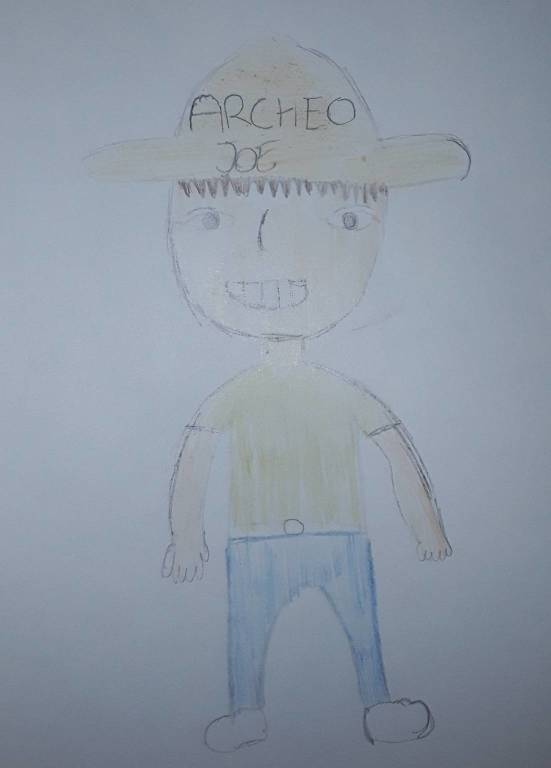 mascotte archeo della 1^E cuasso